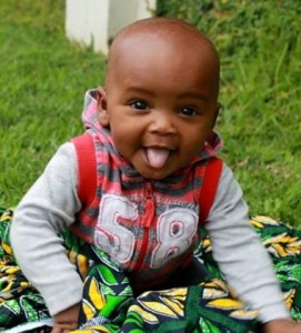 Shabani at Neema House.  Abandoned by his mother!